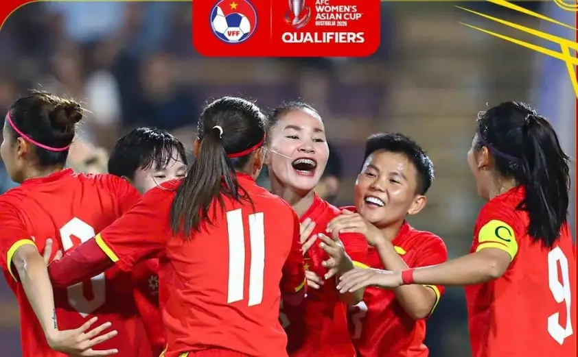 Các cô gái vàng sẽ tiếp tục hành trình giành vé đi World Cup bằng giải đấu trên đất Úc. (Ảnh: VFF)